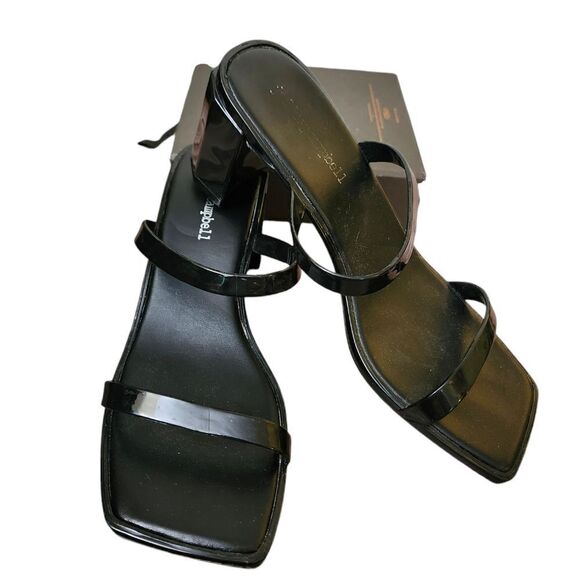 Jeffery Campbell 90's Jelly‎ double strap block heel sandals L7 - Picture 1 of 11